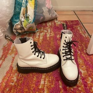 Jadon Smooth Leather Platform Boots